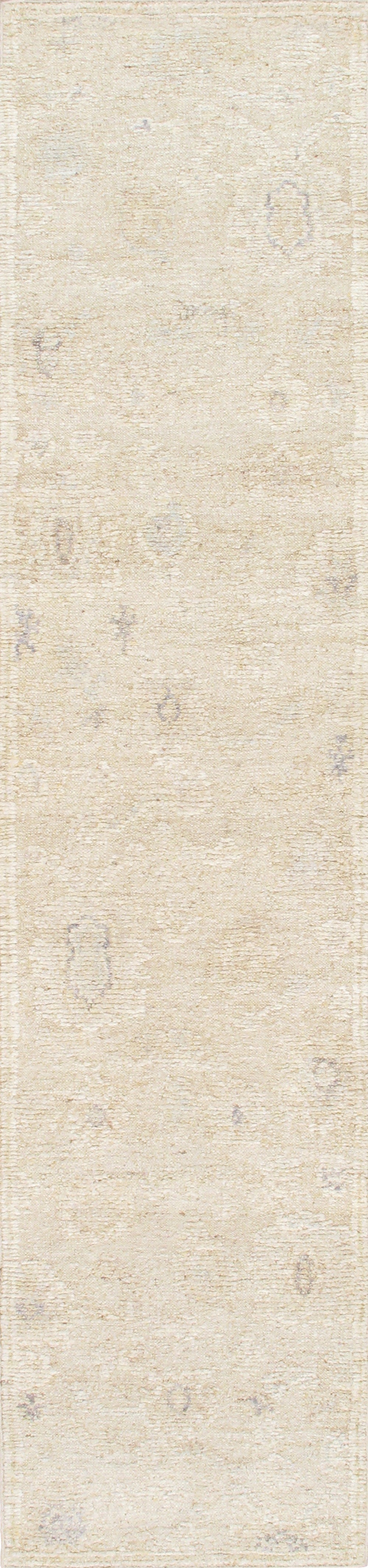 Pasargad Pasargad Home Oushak Hand-Knotted Wool Runner Rug With Geometric Motifs For Hallways PH-OS RNR 3X14