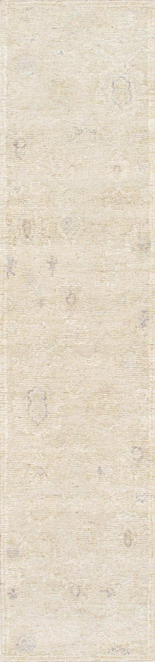 Pasargad Pasargad Home Oushak Hand-Knotted Wool Runner Rug With Geometric Motifs For Hallways PH-OS RNR 3X14