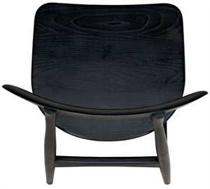 Surf Chair Solid Sungkai Wood Ergonomic Dining Seat with Curved Matte Modern Profile