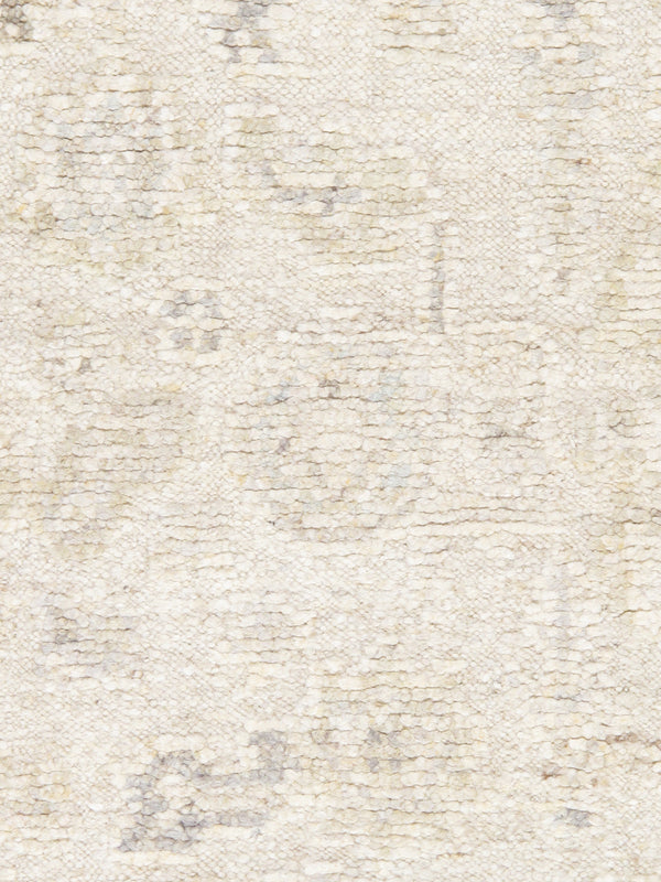 Pasargad Pasargad Home Oushak Wool Hand-Knotted Hallway Runner With Geometric Motifs PLEE-02 RNR 3X10