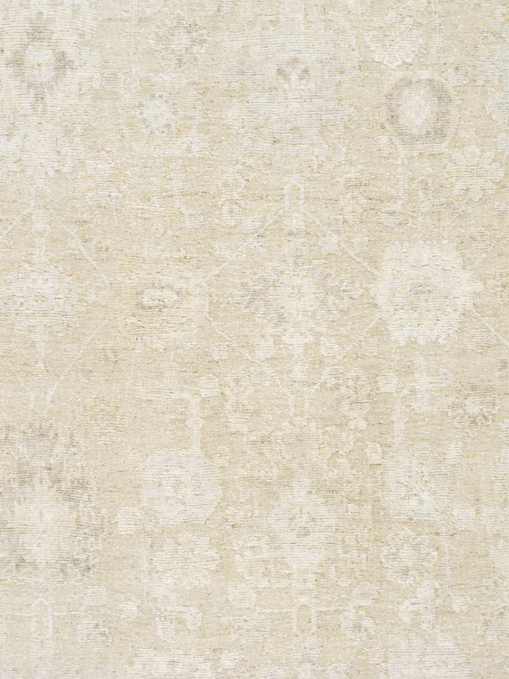 Pasargad Pasargad Home Oushak Hand-Knotted Wool Rug Floral Traditional Style For Living Room 9'10'' X 13'10'' PLO-07 10X14