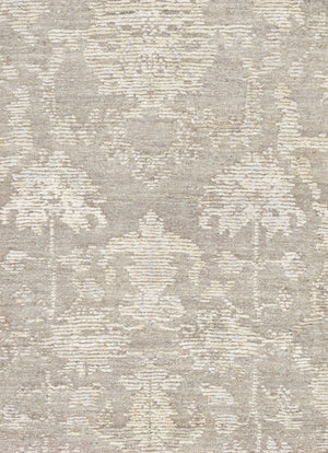 Pasargad Pasargad Home Oushak Wool Hand-Knotted Rug With Floral Motifs For Living Spaces PLO-09 9x10