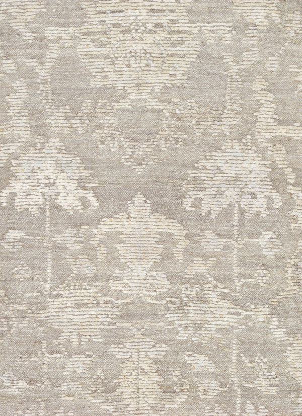 Pasargad Pasargad Home Oushak Wool Hand-Knotted Rug With Floral Motifs For Living Spaces PLO-09 9x10