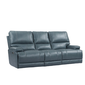 Parker House Parker Living Whitman - Verona Azure - Powered By Freemotion Cordless Power Sofa Verona Azure Top Grain Leather with Match (X) MWHI#832PH-P25-VAZ