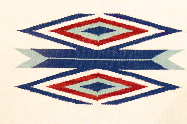 Pasargad Pasargad Home Tuscany Reversible Flatweave Wool Rug With Tribal Geometric Pattern PNT-398 9x12