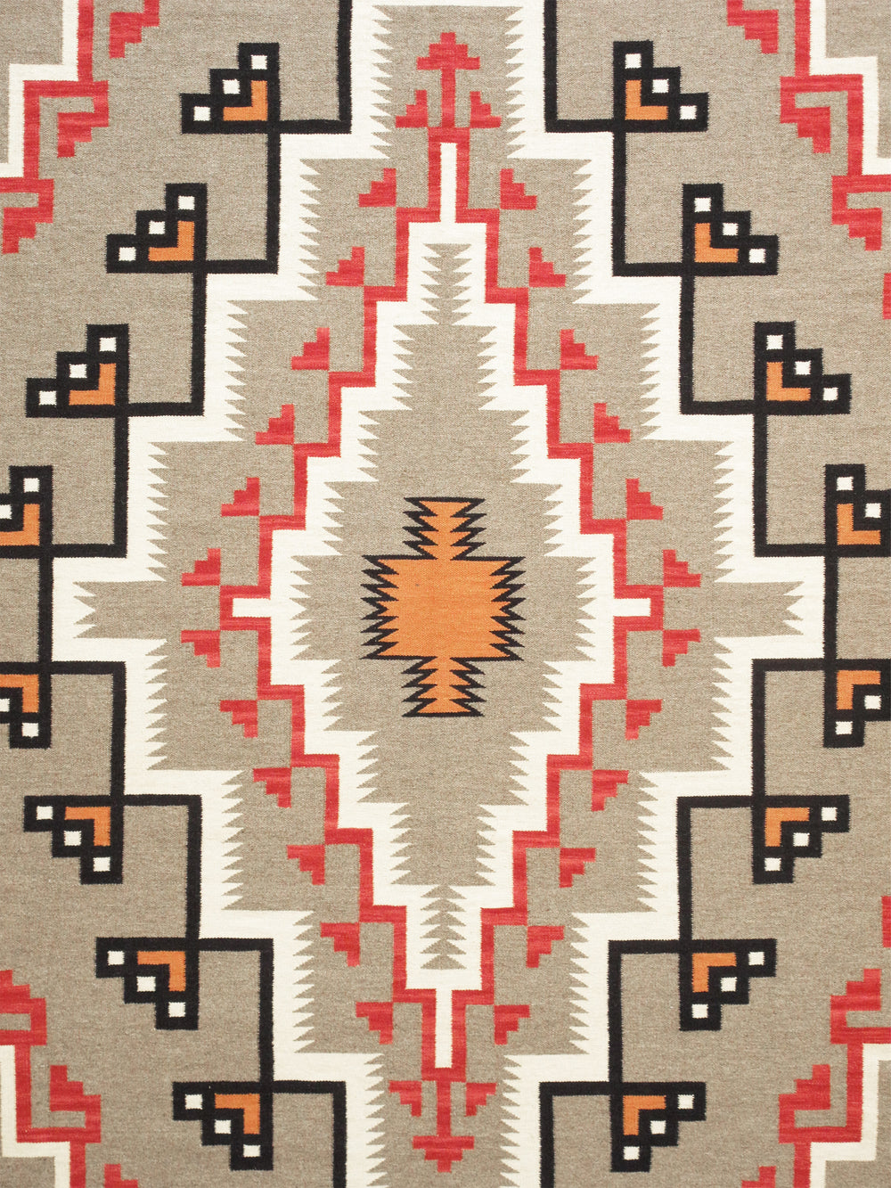 Pasargad Pasargad Home Tuscany Reversible Wool Flatweave Rug Tribal Geometric Living Room Accent PNT-399 9x12