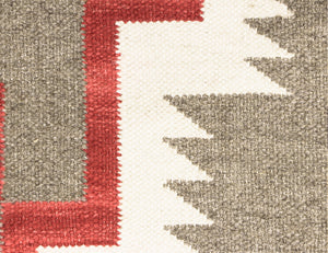 Pasargad Pasargad Home Tuscany Reversible Wool Flatweave Rug Tribal Geometric Living Room Accent PNT-399 9x12