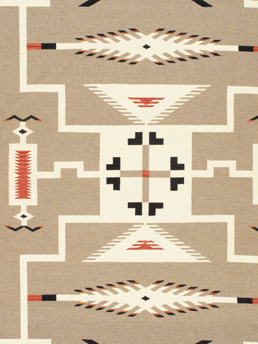 Pasargad Pasargad Home Tuscany Reversible Flatweave Wool Rug Tribal Geometric Living Room Accent PNT-401 9x12