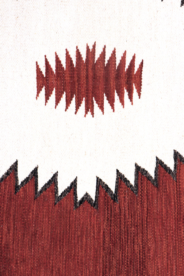 Pasargad Pasargad Home Tuscany Reversible Flatweave Wool Rug With Tribal Geometric Design PNT-402 9x12