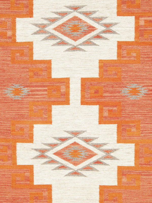 Pasargad Pasargad Tuscany Reversible Flatweave Wool Rug With Geometric Tribal Motifs For Any Room PNT-406 4x6