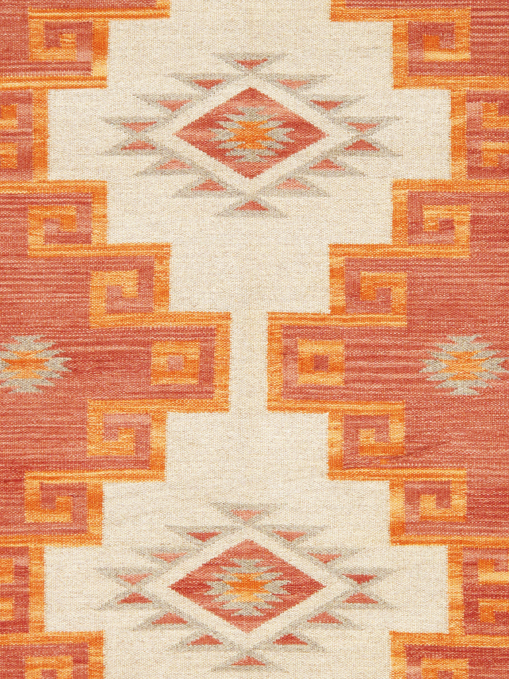 Pasargad Pasargad Home Tuscany Reversible Flatweave Wool Rug Tribal Geometric For Any Room PNT-407 4x6