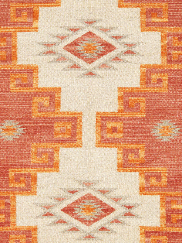 Pasargad Pasargad Home Tuscany Reversible Flatweave Wool Rug Tribal Geometric For Any Room PNT-407 4x6