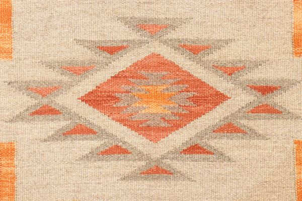 Pasargad Pasargad Home Tuscany Reversible Flatweave Wool Rug Tribal Geometric For Any Room PNT-407 4x6