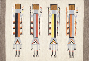 Pasargad Pasargad Home Tuscany Reversible Flatweave Wool Rug With Tribal Geometric Pattern PNT-408 4x6