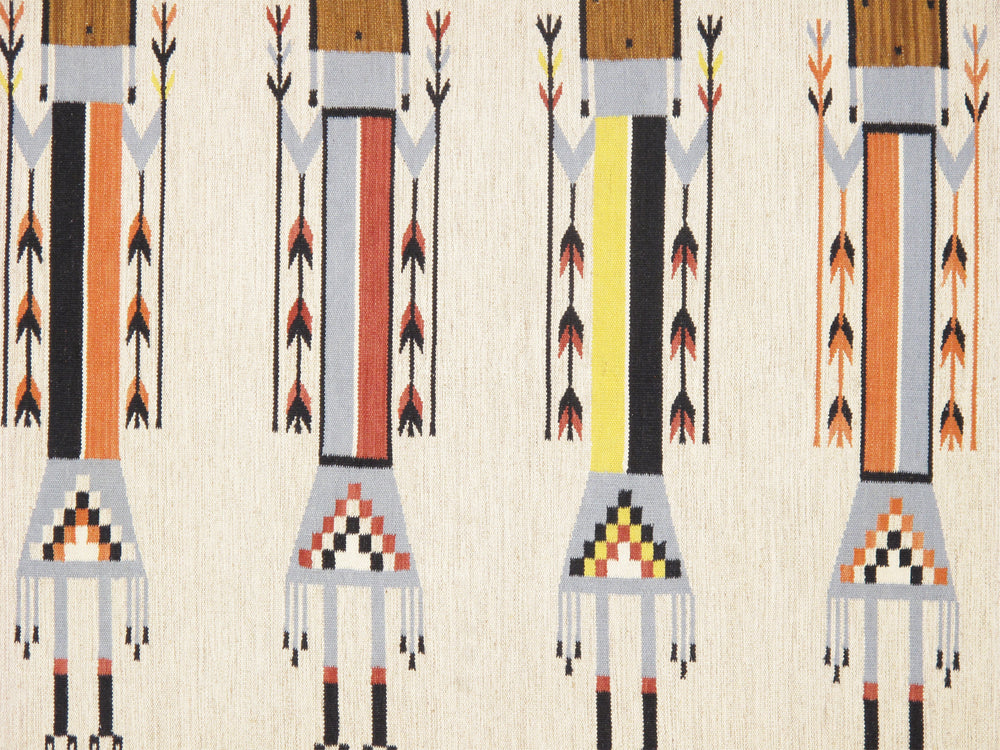 Pasargad Pasargad Home Tuscany Reversible Flatweave Wool Rug With Tribal Geometric Pattern PNT-408 4x6