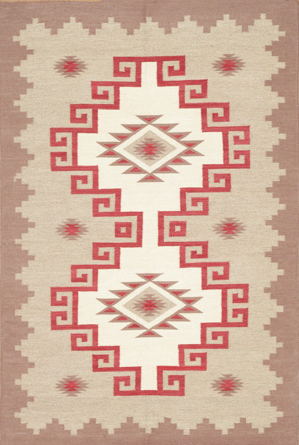 Pasargad Pasargad Tuscany Reversible Flatweave Wool Rug Geometric Tribal Artisan Woven Accent PNT-409 4x6