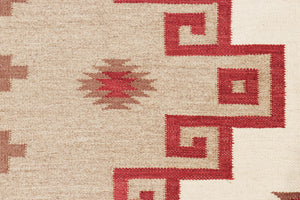 Pasargad Pasargad Tuscany Reversible Flatweave Wool Rug Geometric Tribal Artisan Woven Accent PNT-409 4x6