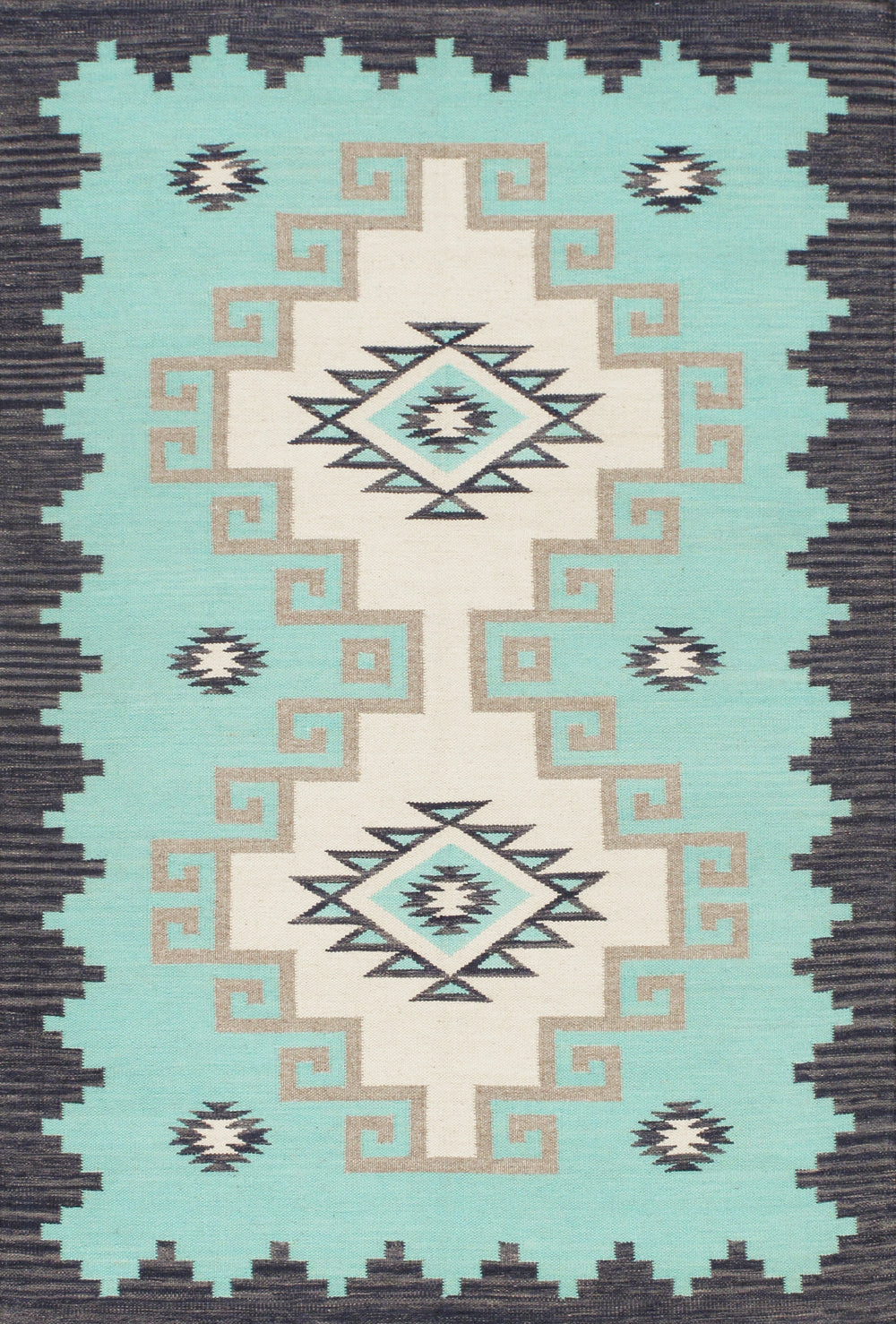 Pasargad Pasargad Tuscany Reversible Flatweave Wool Rug Tribal Geometric For Living Rooms PNT-410 4X6