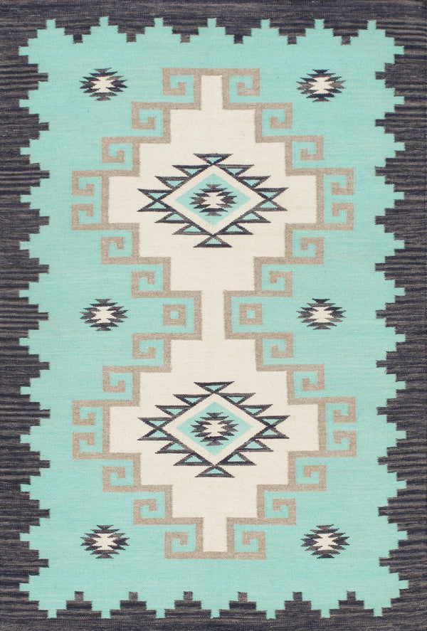 Pasargad Pasargad Tuscany Reversible Flatweave Wool Rug Tribal Geometric For Living Rooms PNT-410 4X6