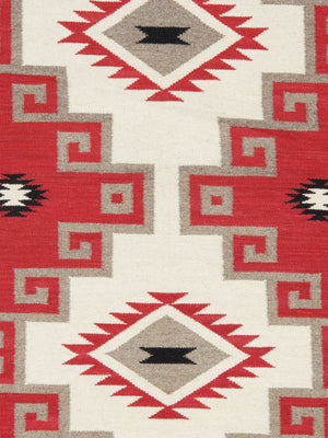 Pasargad Pasargad Home Tuscany Wool Flatweave Rug Reversible Geometric Design For Any Room PNT-411 4X6