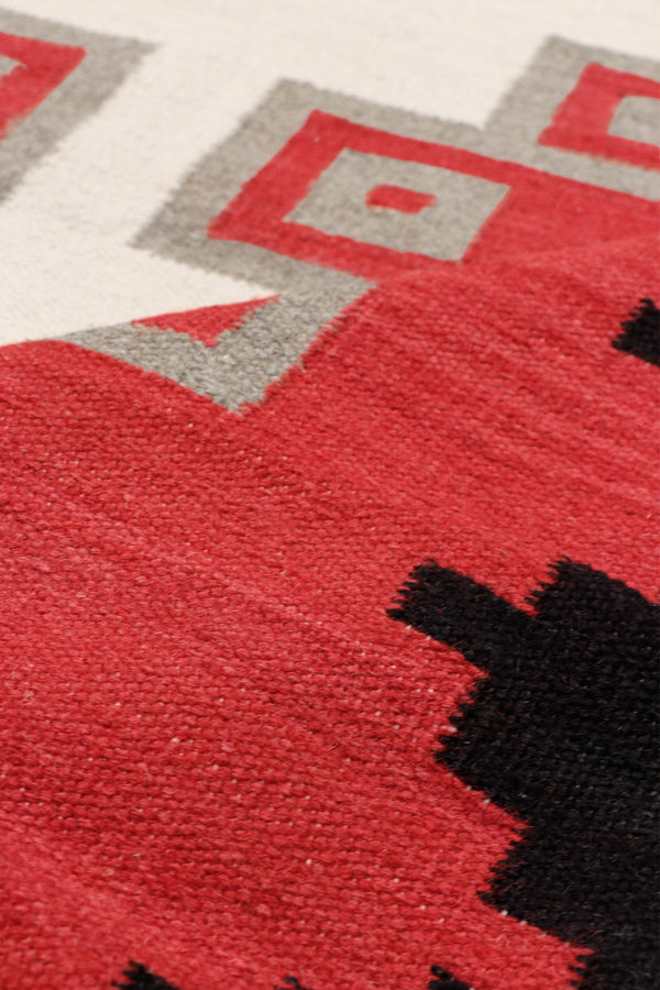 Pasargad Pasargad Home Tuscany Wool Flatweave Rug Reversible Geometric Design For Any Room PNT-411 4X6