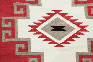 Pasargad Pasargad Home Tuscany Wool Flatweave Rug Reversible Geometric Design For Any Room PNT-411 4X6