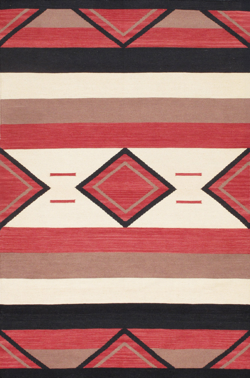 Pasargad Pasargad Tuscany Reversible Flatweave Wool Rug Tribal Geometric For Living Rooms PNT-412 4X6