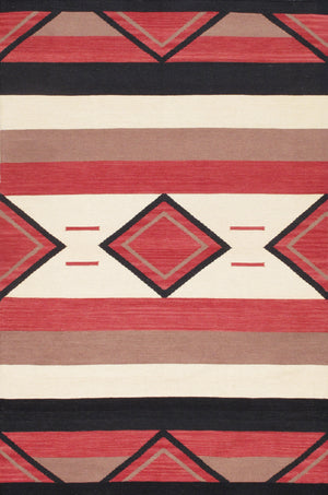 Pasargad Pasargad Tuscany Reversible Flatweave Wool Rug Tribal Geometric For Living Rooms PNT-412 4X6