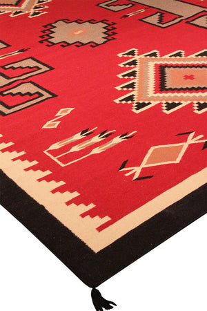 Pasargad Pasargad Home Tuscany Handwoven Wool Flatweave Rug Geometric Tribal Pattern For Large Rooms 9'11'' X 14' 1'' PNT-80 10x14