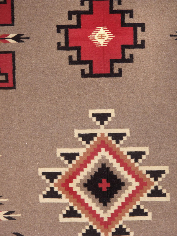 Pasargad Pasargad Home Tuscany Reversible Flatweave Wool Rug Tribal Geometric Living Room Accent 8' 9'' X 11' 9'' PNT-82 9x12
