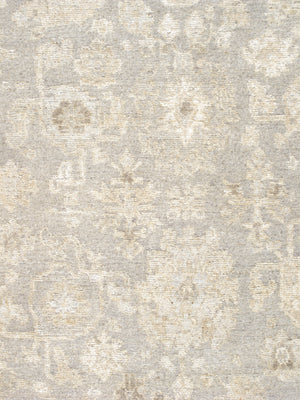 Pasargad Pasargad Home Oushak Hand-Knotted Wool Rug Floral Motif For Living Or Dining Room PLI-08 9X12