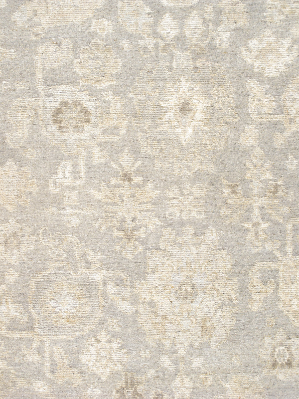 Pasargad Pasargad Home Oushak Hand-Knotted Wool Rug Floral Motif For Living Or Dining Room PLI-08 9X12