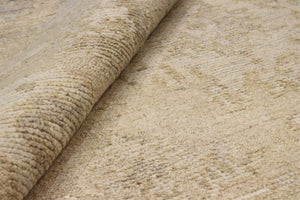 Pasargad Pasargad Hand‑Knotted Oushak Wool Rug in Cream — Timeless geometric motif, plush durable pile, elegant warmth 10' 3'' X 13'11'' PLI-01 10x14