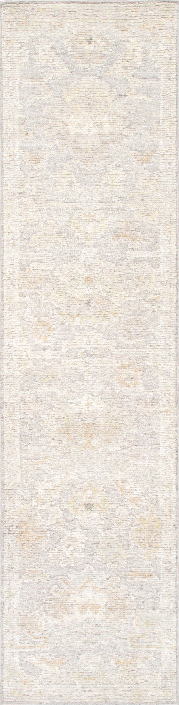 Pasargad Pasargad Home Oushak Floral Wool Hand-Knotted Rug For Hallways And Living Rooms PLO-106 rnr 3X11