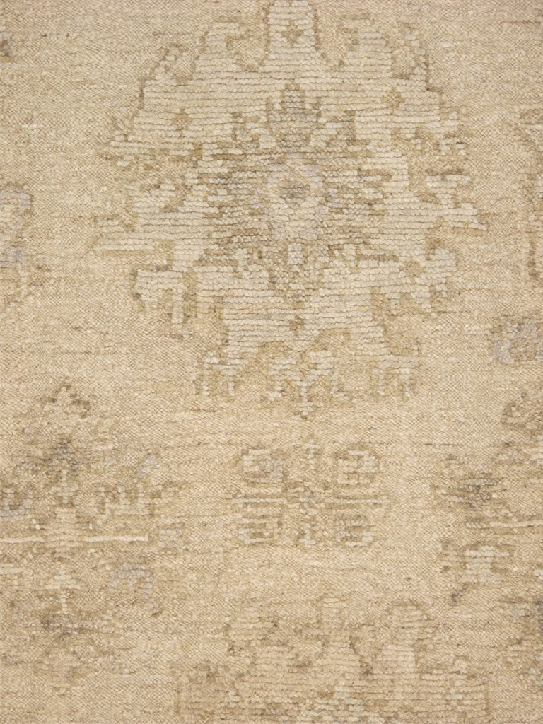 Pasargad Pasargad Hand‑Knotted Oushak Wool Rug in Cream — Timeless geometric motif, plush durable pile, elegant warmth 8' 2'' X 10' 1'' PLI-01 8x10