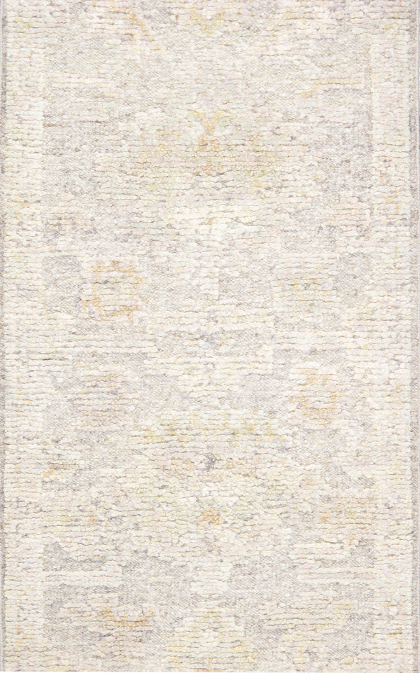 Pasargad Pasargad Home Oushak Floral Wool Hand-Knotted Rug For Hallways And Living Rooms PLO-106 rnr 3X11