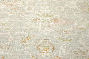 Pasargad Pasargad Home Oushak Hand-Knotted Wool Rug Floral Traditional Living Room Accent PRP-40 8X10