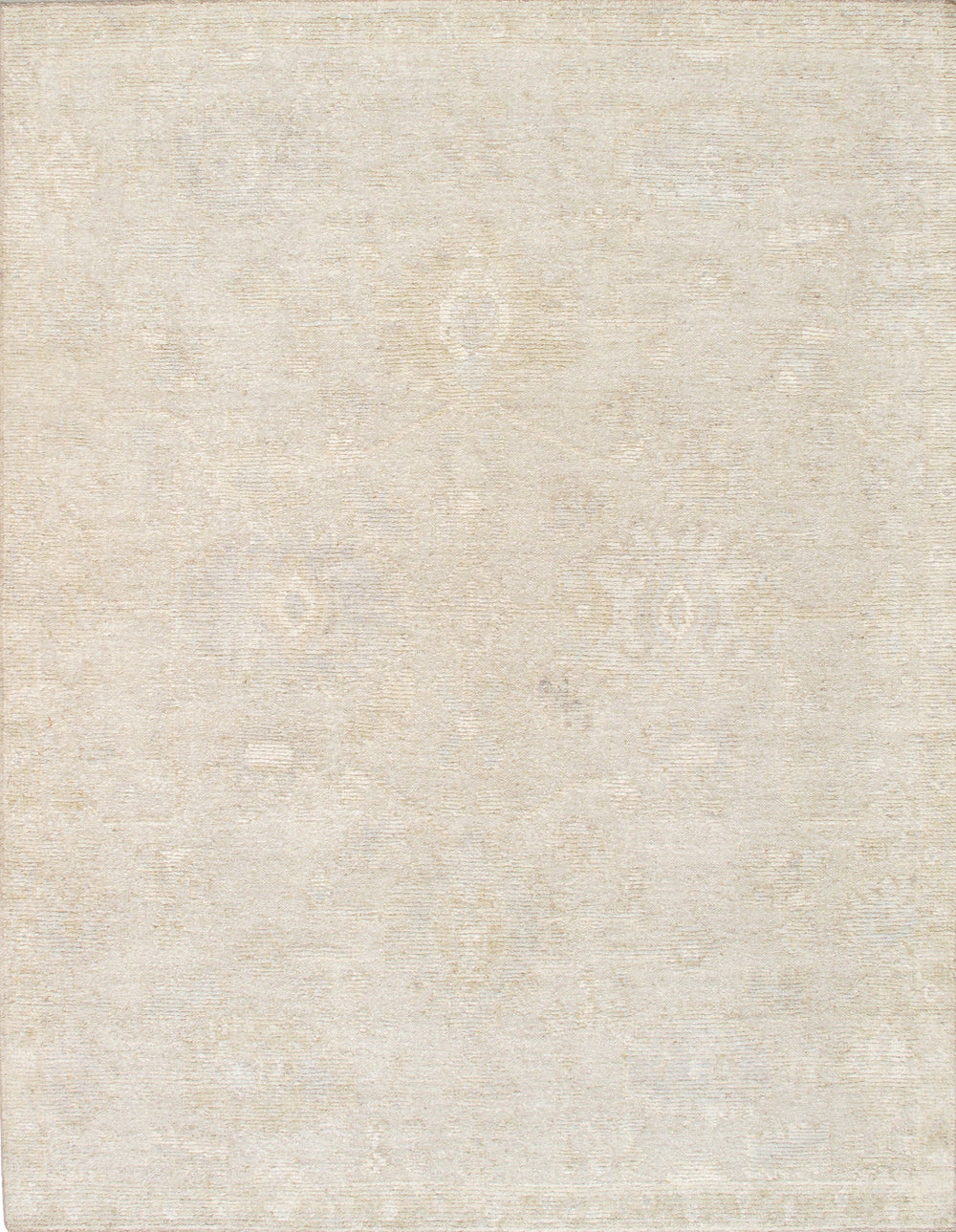 Pasargad Pasargad Home Oushak Wool Hand-Knotted Rug Artisan Floral For Living Room Decor PSU-09 9X12
