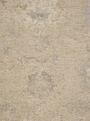 Pasargad Pasargad Oushak Hand-Knotted Cream Wool Rug 8'3" x 10'3" — Plush, Durable Geometric Vintage Charm PLO-72 8X10