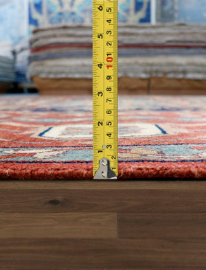 Pasargad Pasargad Serapi Hand-Knotted Wool Rug with Tribal Motifs, Aged Patina, Durable Luxe Texture 11'11'' X 15' 3'' PB-20 12X15