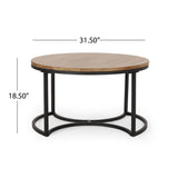 Christopher Knight Home® - Noble House - Gerrish Modern Industrial Coffee Table Set