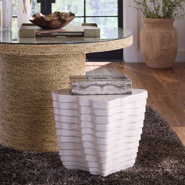 Jamie Young Co. Venom Lacquered Wood Decorative Box With Hand-Applied Nature Motifs, Felt Bottom, Silver Hinges 7VENO-BXCH