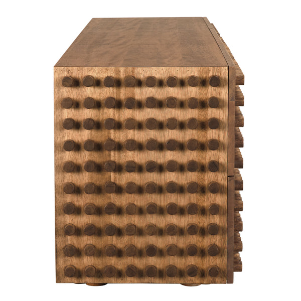 Haruko Oversized Walnut Veneer Sideboard for Dining Entryway or Living Room Storage
