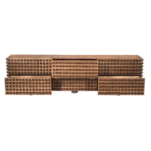 Haruko Oversized Walnut Veneer Sideboard for Dining Entryway or Living Room Storage