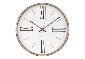 Monarch Specialties Clocks, 14" Round Wall Clock With Luminous Metal Frame, Roman Numerals, Silent Quartz Movement GOLD,BLACK,WHITE I 9094