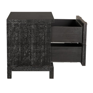 Musashi Sculptural Walnut Sideboard with Faceted Drawers for Modern Entryway Decor