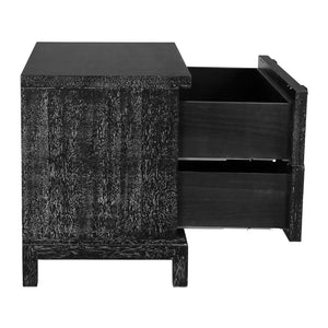 Musashi Sculptural Walnut Sideboard with Faceted Drawers for Modern Entryway Decor