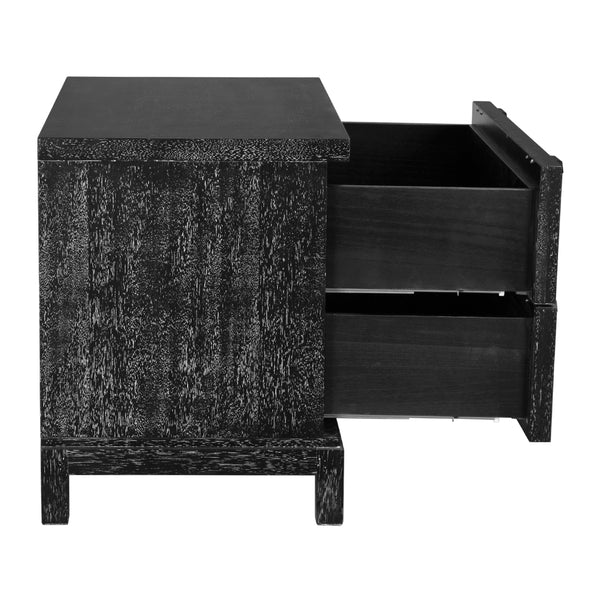 Musashi Sculptural Walnut Sideboard with Faceted Drawers for Modern Entryway Decor