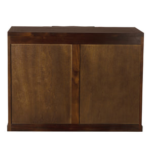 Kiss Mahogany Veneer Dresser with Brass Pulls and Hand Rubbed Finish for Bedroom Storage