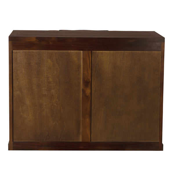 Kiss Mahogany Veneer Dresser with Brass Pulls and Hand Rubbed Finish for Bedroom Storage